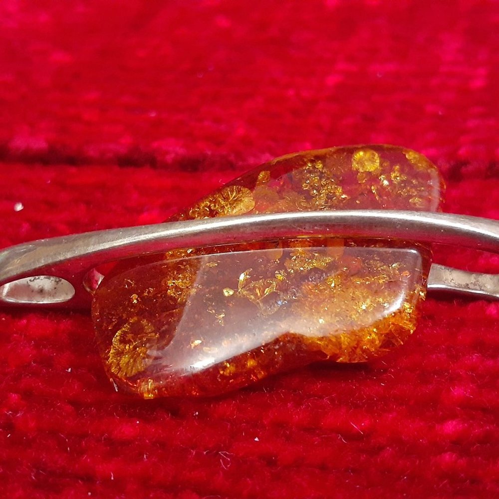 Silver & Amber Pendant